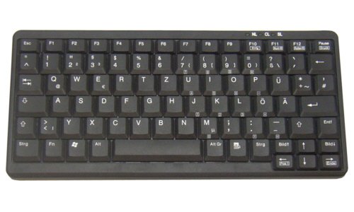 Mini compact toetsenbord, zwart, USB