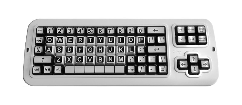Clevy Contrast toetsenbord