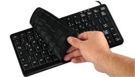 Compact Steriliseerbaar toetsenbord, zwart, USB