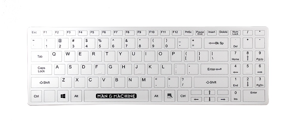 Its Cool Flat toetsenbord, wit