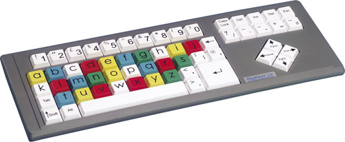 Grote Toetsen LX toetsenbord, color, ABC, kleine letters
